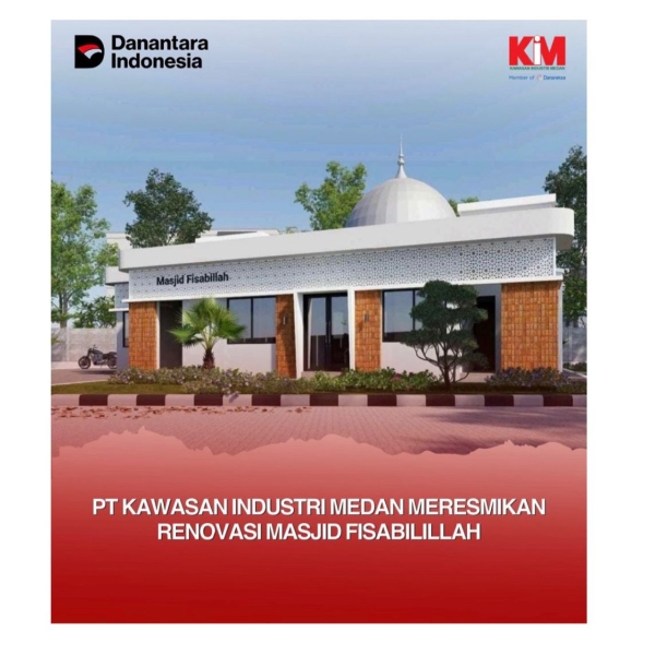 PT Kawasan Industri Medan Melakukan Peresmian Renovasi Masjid Fisabilillah di Wisma PT KIM