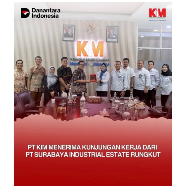 PT Kawasan Industri Medan Menerima Kunjungan Kerja Dari PT Surabaya Industrial Estate Rungkut